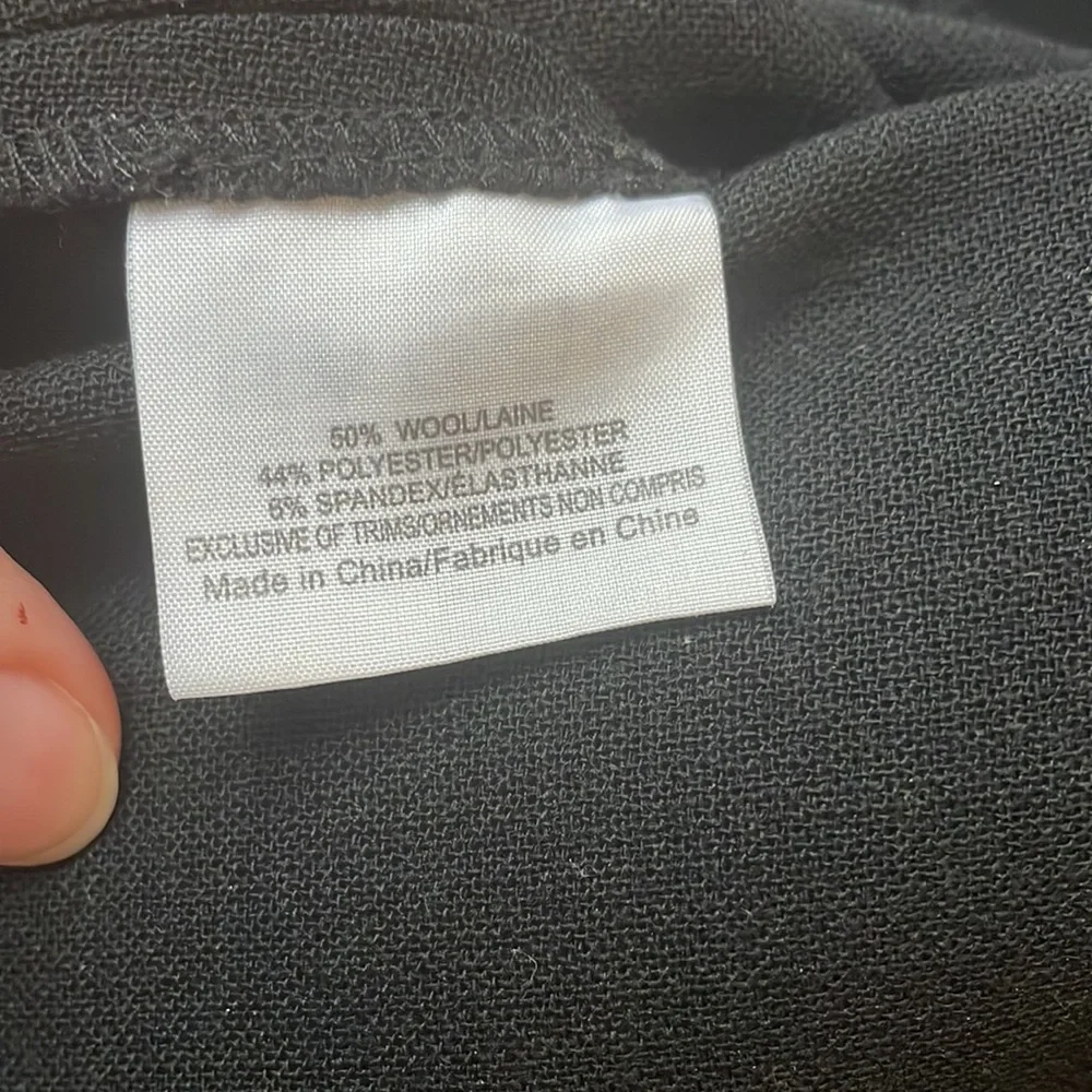 Tory Burch, Black Trouser Ankle Dress Pants, Size 10 - Picture 5 of 5